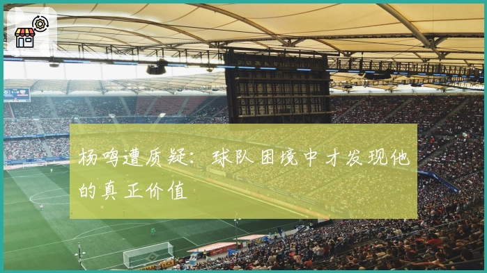 杨鸣遭质疑：球队困境中才发现他的真正价值